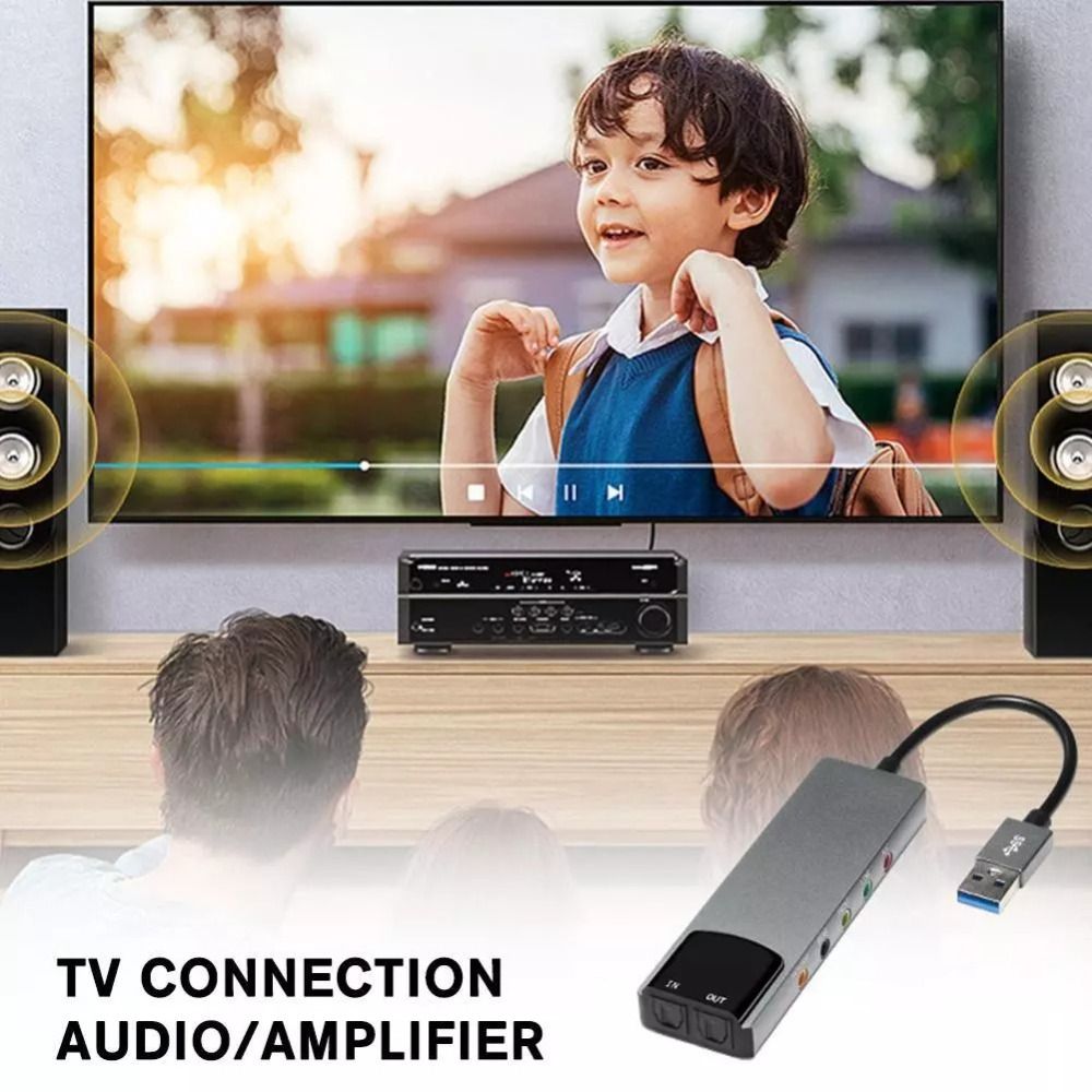 Nowa karta dźwiękowa USB 7.1 5 – Usb Sound Card External recenzja i cena