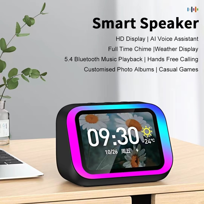 Unique Electronics Gadgets - Głośnik Bluetooth z asystentem głosowym AI,