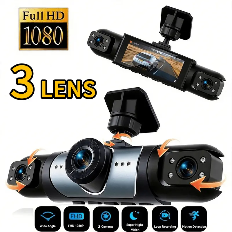 Panoramic Dash Cam 360 - 360 ° Panoramiczna kamera samochodowa z