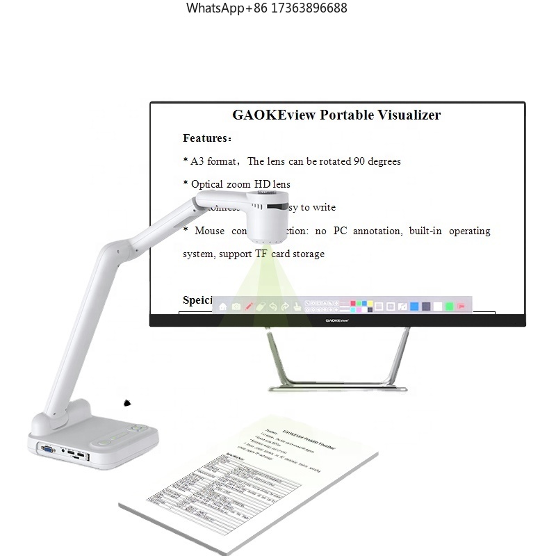 Skaner dokumentów Gaoke A3A4 M – Document Camera Visualizer recenzja i cena