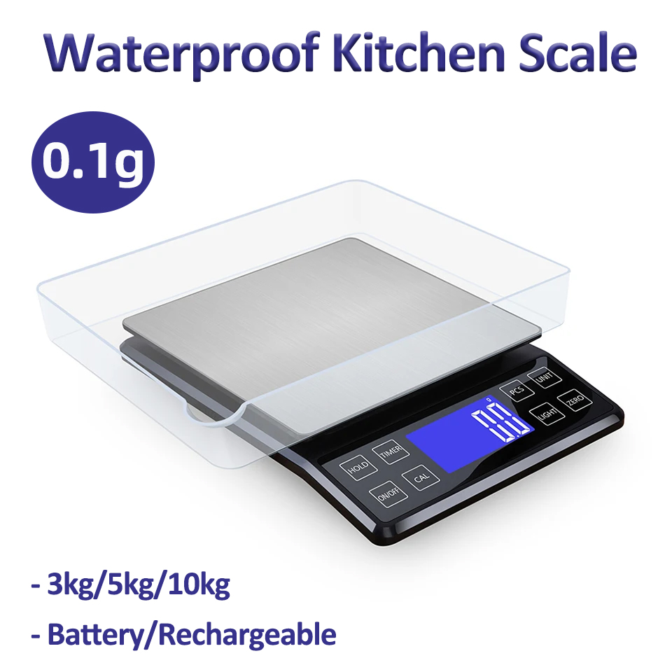 Unique Electronics Gadgets - Cyfrowa waga kuchenna 0.1g wysoka precyzja