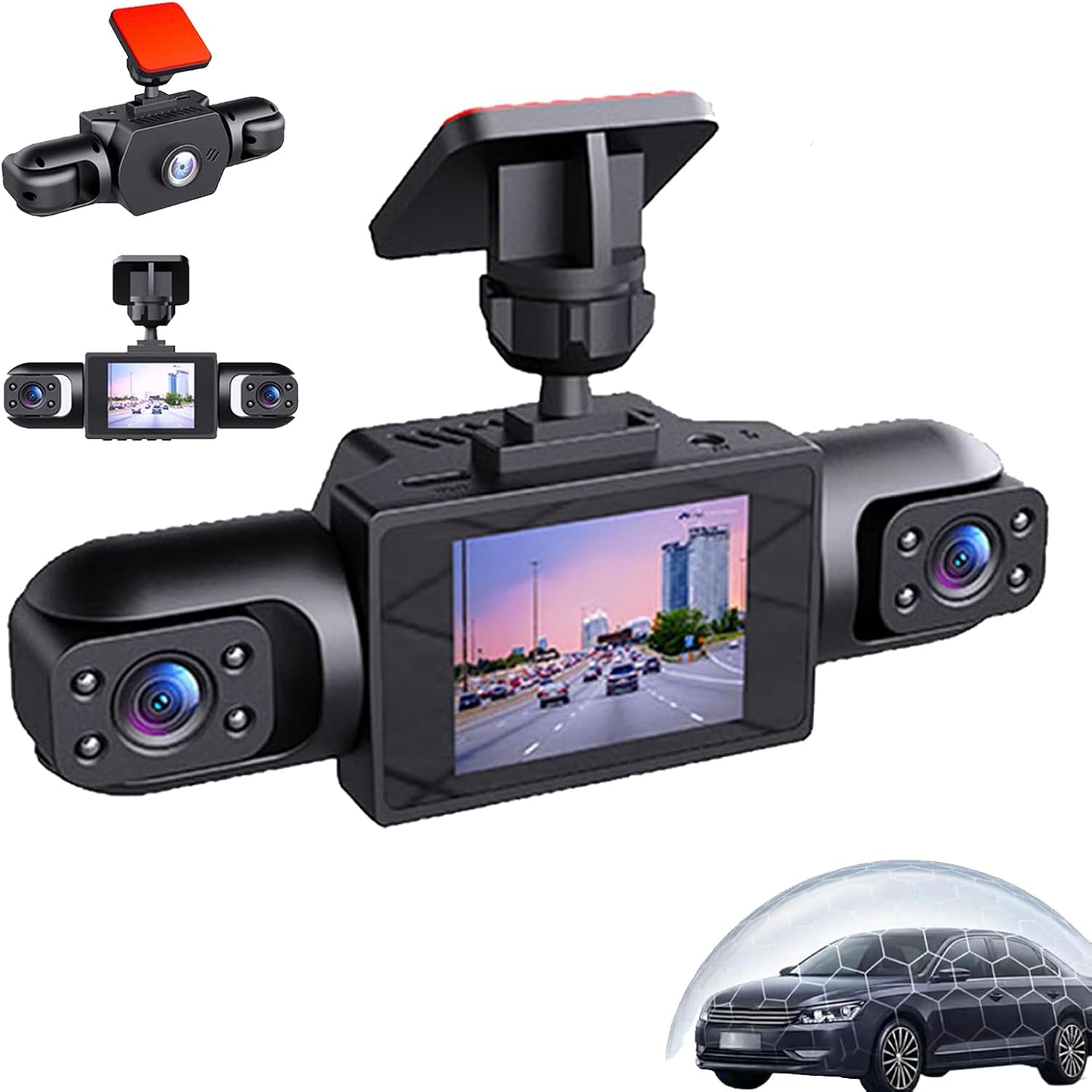Panoramic Dash Cam 360 - Wielofunkcyjna kamera samochodowa panoramiczna 360 stopni