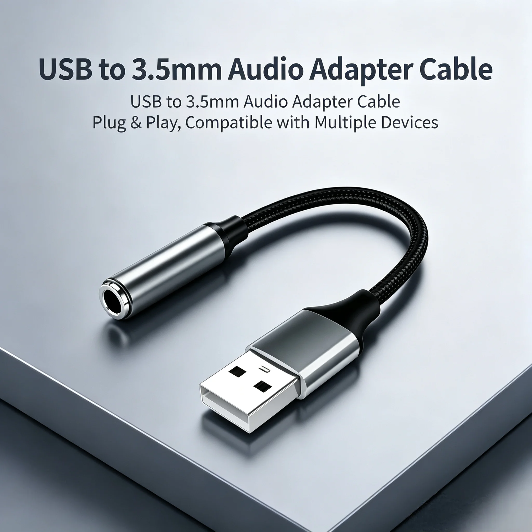 Usb Sound Card External - Adapter kabla USB na 3,5 mm
