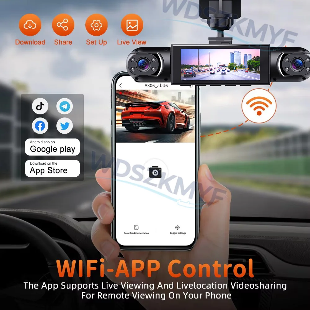 NOWY 360 °   Kamera samochodow – Panoramic Dash Cam 360 recenzja i cena