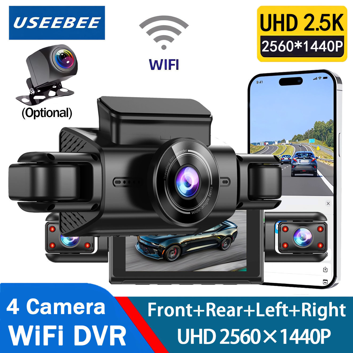 Kamera samochodowa 360 stopni  – Panoramic Dash Cam 360 recenzja i cena
